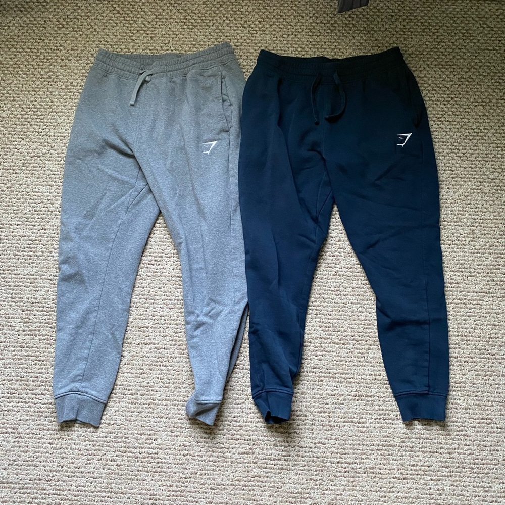 Gymshark Jogger sweatpants mens size medium bundle of 2